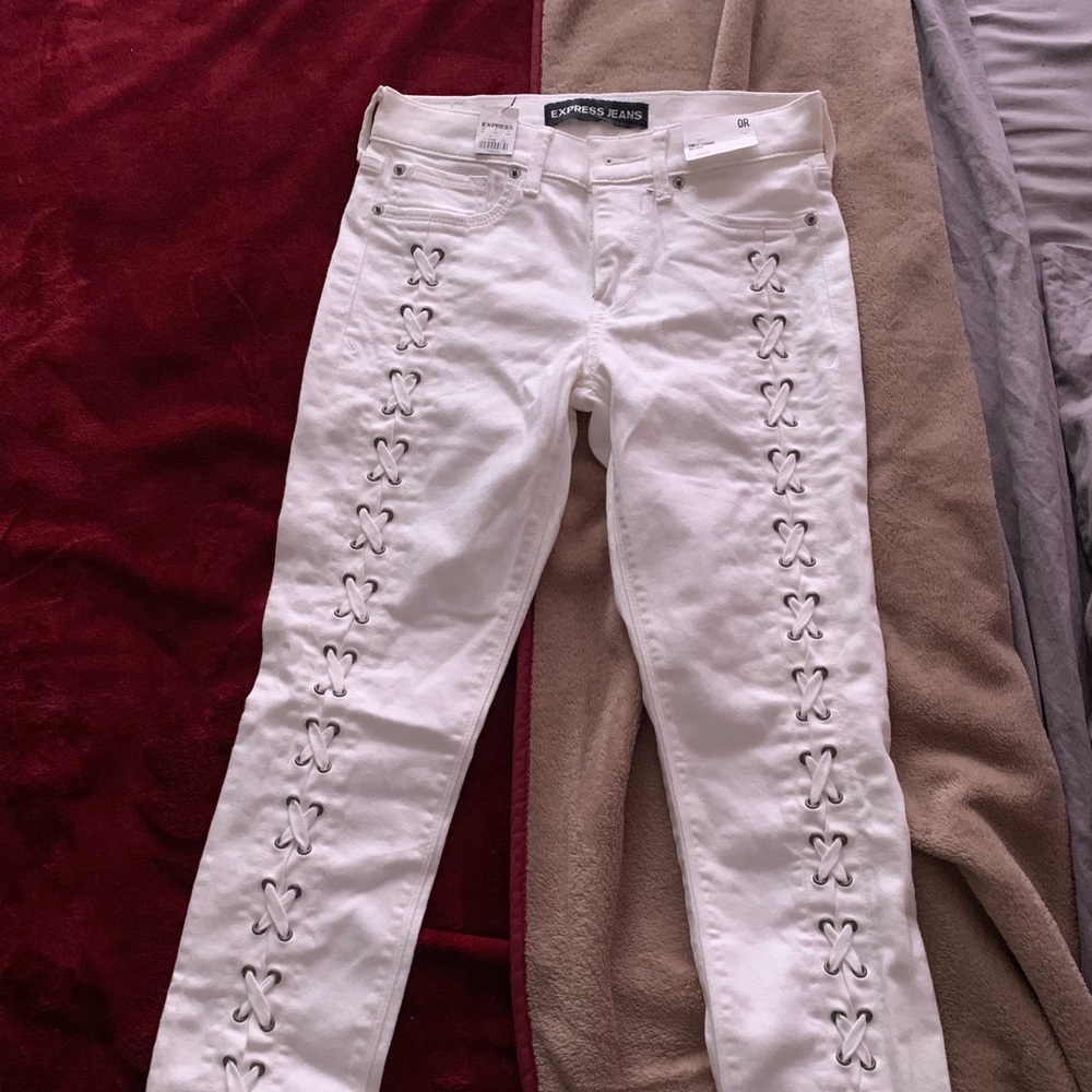 Express White jeans